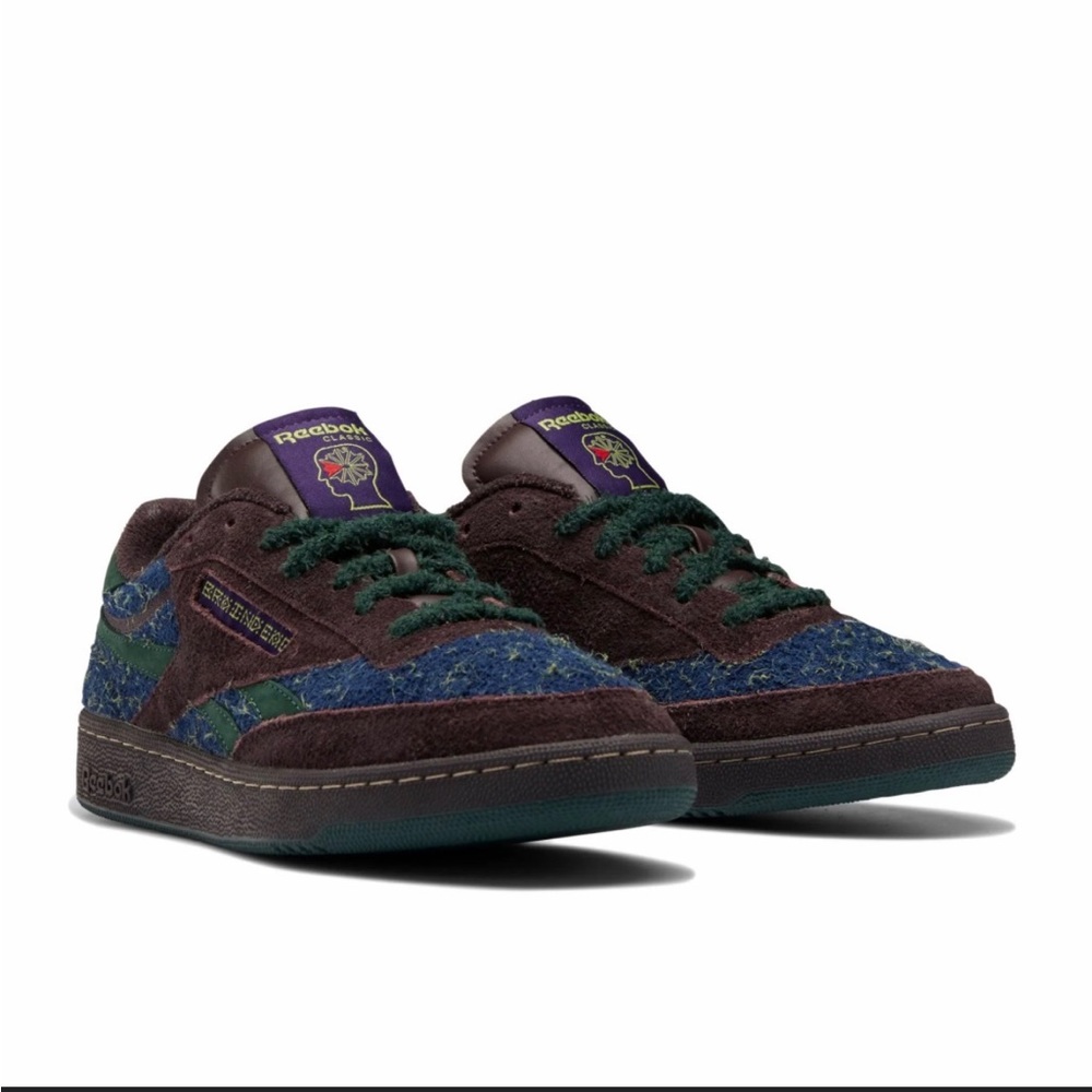 NEW IN THE BOX! Reebok Club C Revenge Brain Dead Purple Abyss Men’s Shoe